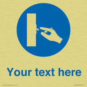 Custom Use Switch Sign